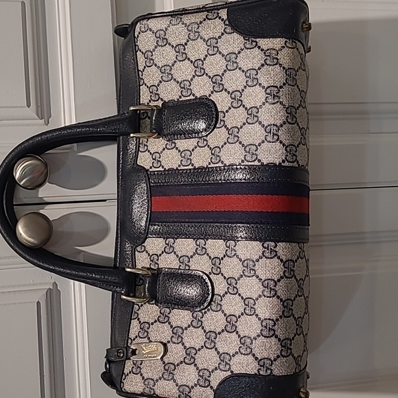 GUCCI*RARE*70's* SUPREME/SHERRY LINE**MONOGRAM BAG  LIMITED EDITION - Picture 3 of 14